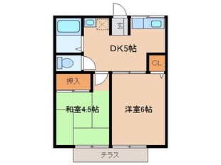 ヒルトップの物件間取画像